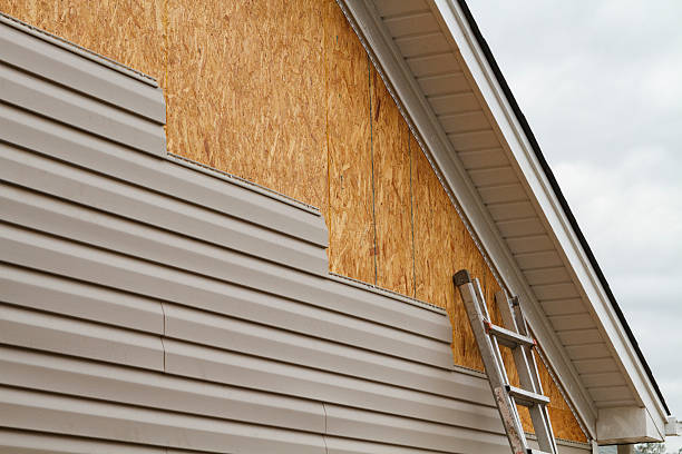 Professional Vinyl Siding technician working in Sandyville, OH
